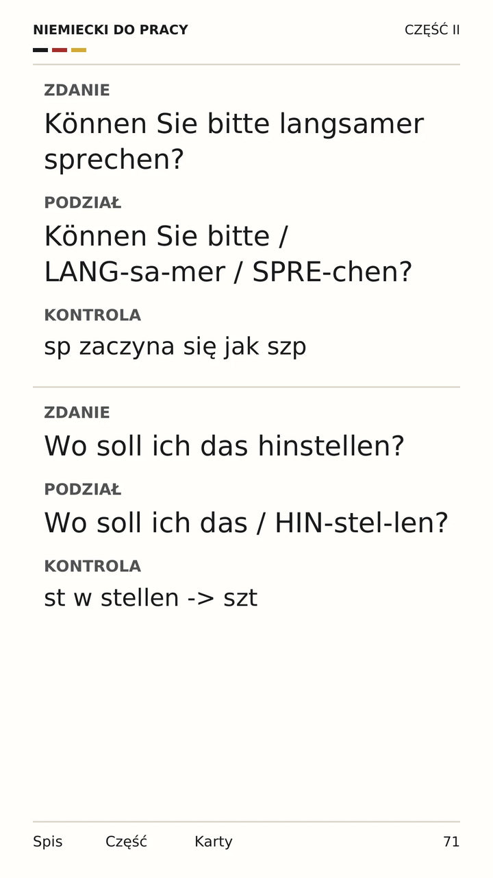 Na telefon · str. 71 — Od słowa do całego zdania